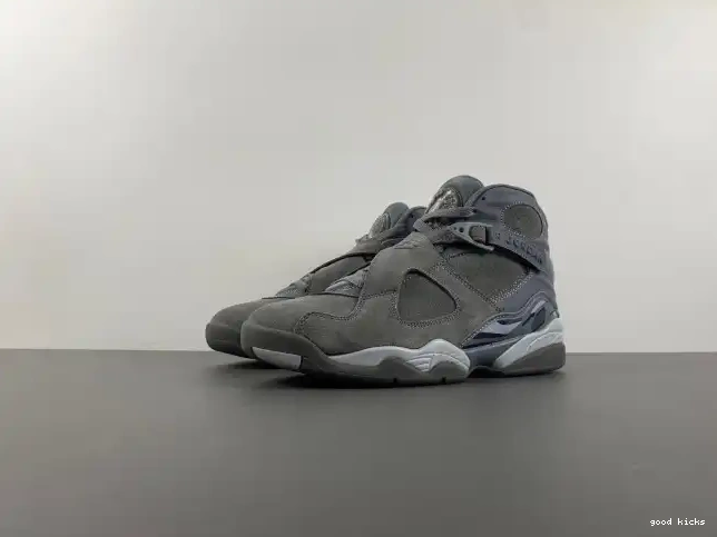 305381-014 Grey Retro Jordan 8 Cool 0608